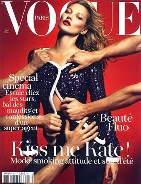 Kate Moss en portada de Vogue París, Mayo 2011