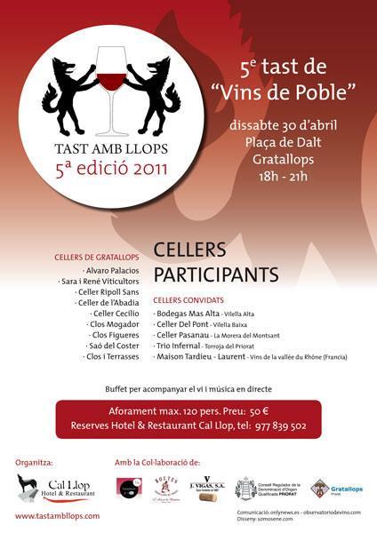 TAST AMB LLOPS,  5ª EDICIÓN ( 30 de abril de 2011)