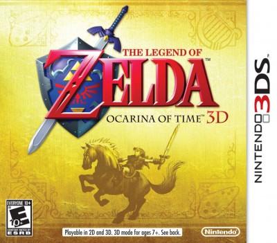 zelda ocarina of time 3d usa boxart Box Art: The Legend of Zelda Ocarina of Time 3D