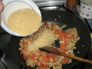 Arroz con calabacín