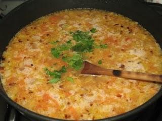 Arroz con calabacín