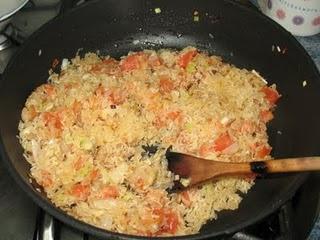 Arroz con calabacín