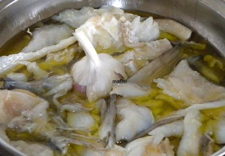 Bacalao desalado al Pil Pil de José Andrés.