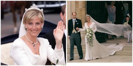 Los mejores vestidos de novia de princesas europeas Vestido de novia de Sophie Rhys Jones