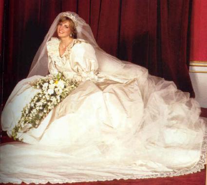Los mejores vestidos de novia de princesas europeas Vestido de novia de la princesa Diana de Gales