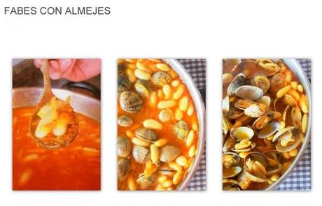 Fabes con almejes (Habas con almejas)