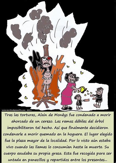 La terrible y verídica muerte de Alain de Monéys. (Con ilustraciones originales de Escritos de Pesadilla).
