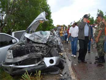 Tras un terrible accidente de tránsito