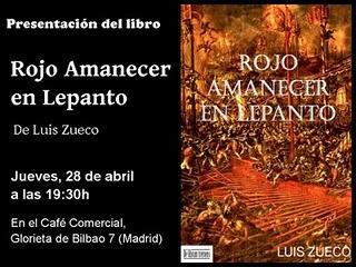 El jueves, 28 de abril a las 19:30h, presentación de libros en el Café Comercial de Madrid. El jueves, 28 de abril a las 19:30h, presentación de libros en el Café Comercial de Madrid.