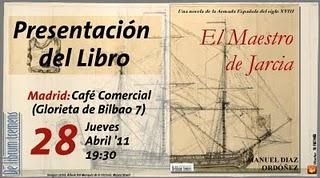 El jueves, 28 de abril a las 19:30h, presentación de libros en el Café Comercial de Madrid. El jueves, 28 de abril a las 19:30h, presentación de libros en el Café Comercial de Madrid.