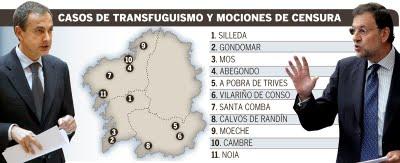 Nudismo, transfuguismo y corrupción en la campaña electoral.