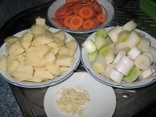 Purrusalda de bacalao