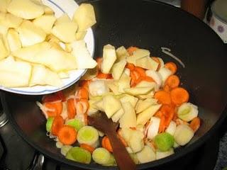 Purrusalda de bacalao