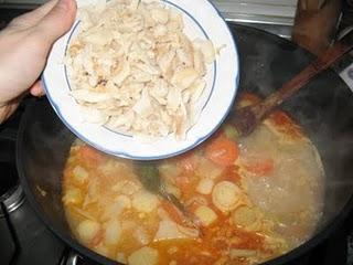 Purrusalda de bacalao