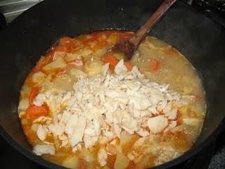 Purrusalda de bacalao