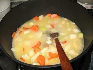 Purrusalda de bacalao