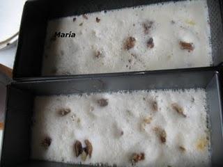 Bizcoflan con manzanas caramelizadas y nueces