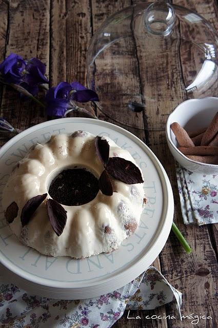 Bavarois de crema de ponche