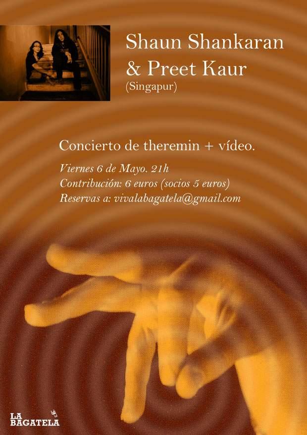 Shaun Shankaran & Preet Kaur /concierto de theremin+video