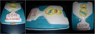 Tarta fondant Copa del Rey Real Madrid (oe, oe, oeeeee)