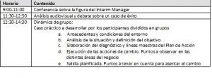 Conferencia y Taller práctico sobre Interim Management