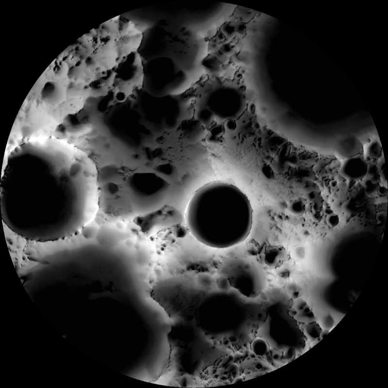 RADIOGRAFIA DE LA LUNA