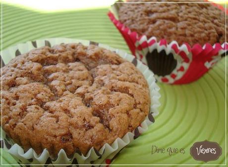 Magdalenas de Chocolate espectaculares !