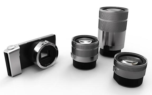 WVIL Concept Camera :: cámara digital con lentes intercambiables