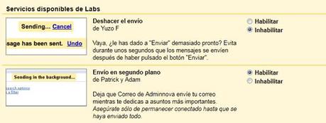 Envió de correos en segundo plano