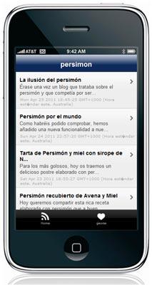 persimón para iphone