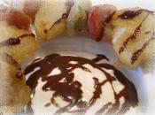 Brocheta fruta tempura
