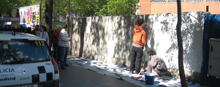 Rotulando, muros pintando y aspectos cambiando. hola vecinos:...