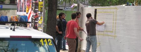 Rotulando, muros pintando y aspectos cambiando. hola vecinos:...