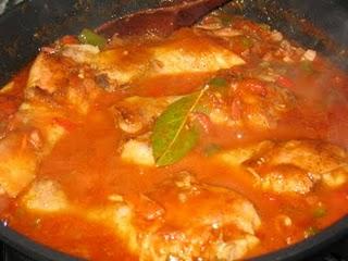 Pollo al chilindrón