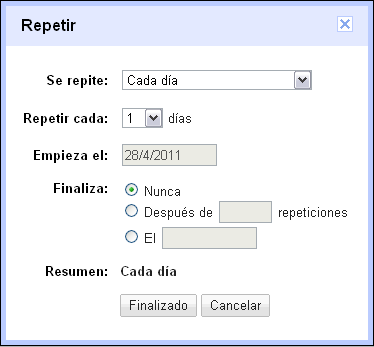 Tareas periódicas con Evernote y Google Calendar