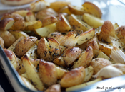 Papas asadas hierbas