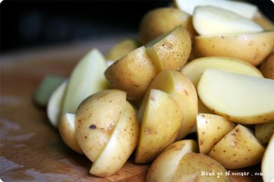 Papas asadas con hierbas