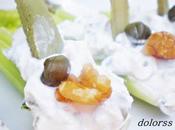 Crudités apio queso