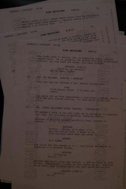 Filtrado (y a la venta) el guión de 'Los vengadores'