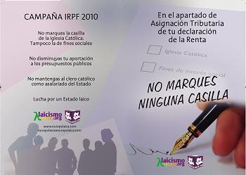 El IRPF y la defensa de una Europa Laica