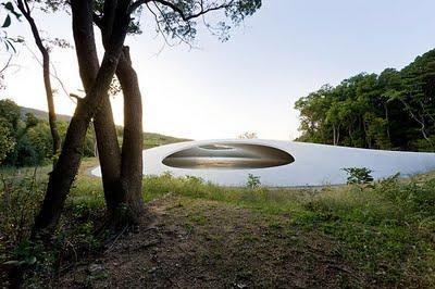 Proceso constructivo del Teshima Art Museum