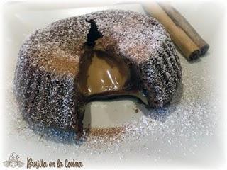 Coulant de chocolate y speculoos