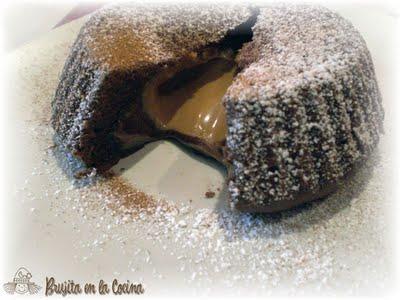 Coulant de chocolate y speculoos