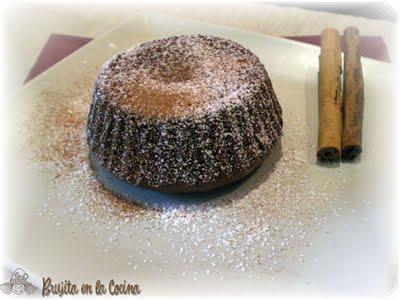 Coulant de chocolate y speculoos