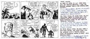 Niño le manda una postal a los Immonen y le devuelven un mini-cómic del Capitán América