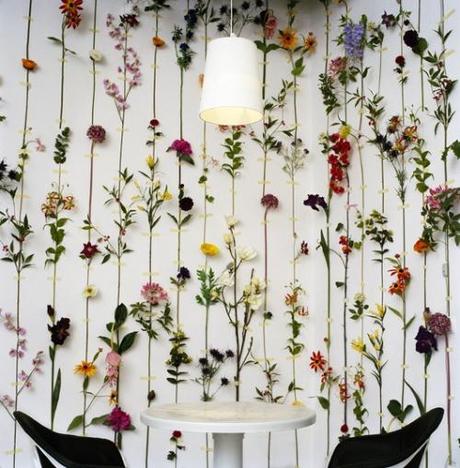 silk-flower-wallpaper-decoration-walls_decor8 decor ideas – DIY