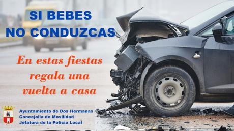 “EN ESTAS FIESTAS REGALA UNA VUELTA A CASA”, LEMA DE LA CAMPAÑA DE CONTROL DE ALCOHOLEMIA QUE SE PONE HOY EN MARCHA PARA PREVENIR ACCIDENTES DE TRÁFICO EN NAVIDAD