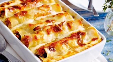 canelones de pavo