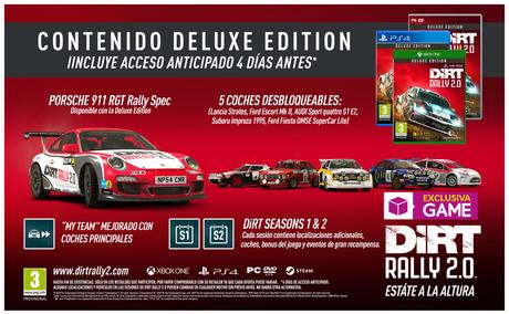 GAME traerá la Deluxe Edition de DiRT Rally 2.0