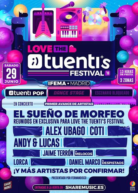 Love the Tuenti's Festival en Madrid con El Sueño de Morfeo, Alex Ubago, Coti, Andy & Lucas...